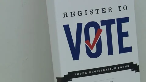 VOTE IN 2020 U.S. ELECTION: VOTING AND VOTERS Stock-Footage 141551996