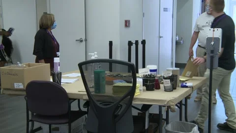 VOTE IN 2020 U.S. ELECTION: VOTING AND VOTERS Stock-Footage 141552228