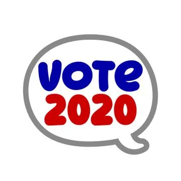 Vote 2020 - vector illustration Stock Illustration