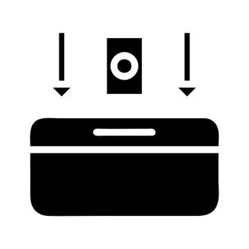 Vote ballot inserted into a box. Concept of democracy, election, and partic.. 스톡 일러스트