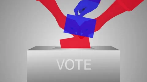 VOTE BOX WITH BACKGROUND Stock Footage 285050288