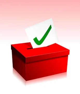 Vote boxe Stock Illustration