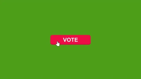 Vote Button Video stock 174650806