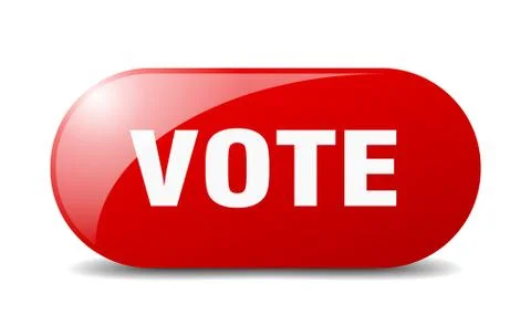 Vote button. vote sign. key. push button. Stock Illustration