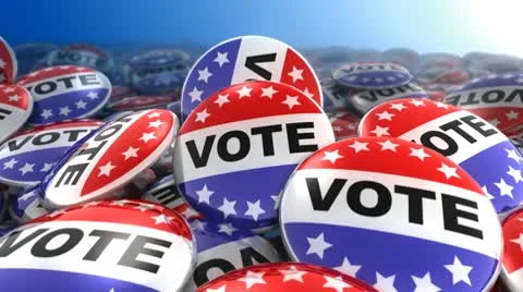 Vote Buttons Stock Footage
