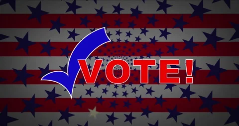 Vote Checkmark Animated Graphic Video stock 134572006