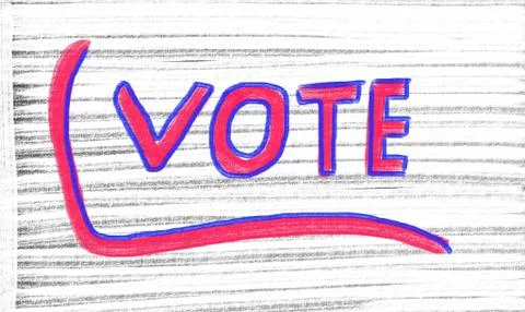 Vote concept Foto stock