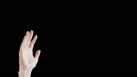 Vote concept. The voting process, hand stretches upwards Video stock 89354181