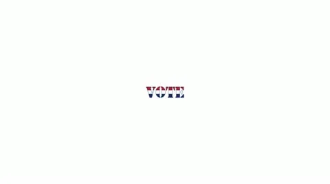 Vote Democrat Animation Video stock 10847914