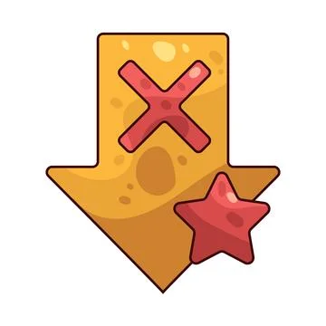 Vote Down illustration Stock Illustration