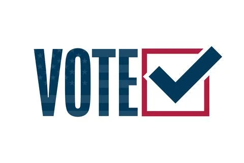 Vote. Elections concept. Template for background, banner, poster with text Stock Illustration