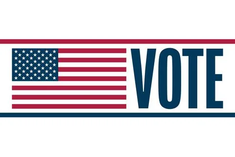 Vote. Elections concept. Template for background, banner, poster with text Stock Illustration