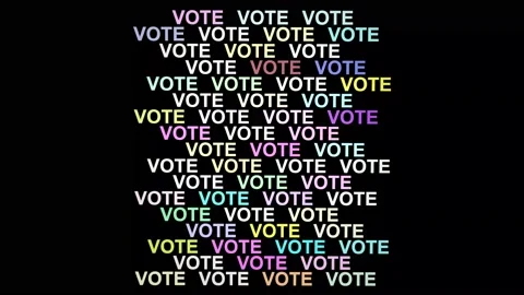VOTE Video stock 169008536