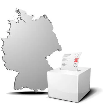 Vote germany Illustrazione stock