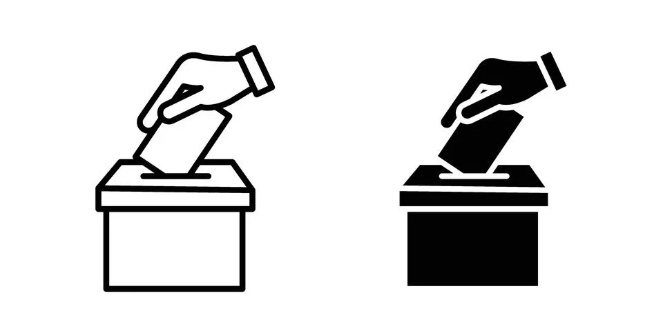 Vote icon bundle for website design projects Illustrazione stock