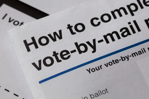 Vote by mail Stock Photos