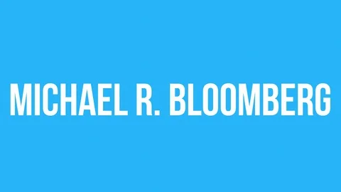 Vote Michael R. Bloomberg Text Animation Video stock 124486187