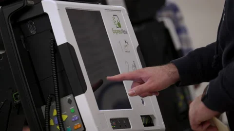 Vote Midterms 2022 Voting Washington DC 8K 06 動画素材 222688555