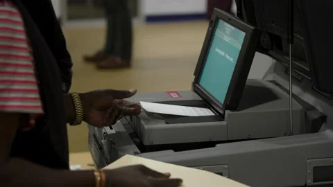 Vote Midterms 2022 Voting Washington DC 8K 12 스톡 동영상 222694821