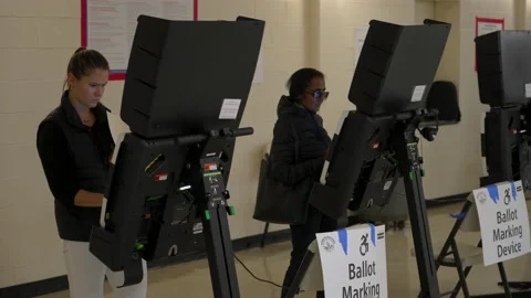 Vote Midterms 2022 Voting Washington DC 8K 15 Vidéo 222697695