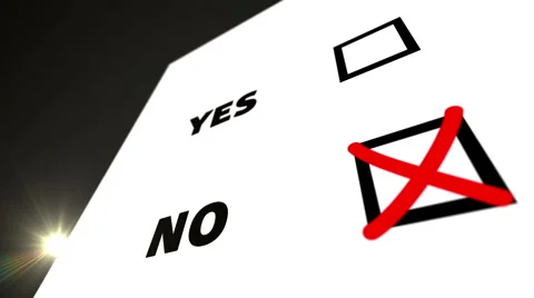 Vote NO Stock Footage 57104740