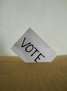 Vote slip Stock Photos