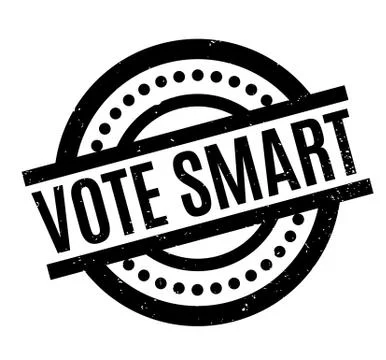 Vote Smart rubber stamp Stock Illustration