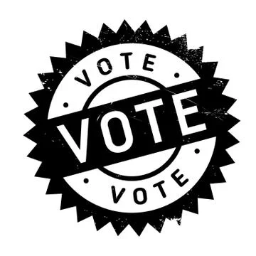 Vote stamp rubber grunge Stock Illustration