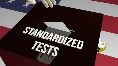 Vote on Standardized Tests ballot concept animation Stock Footage 91388088