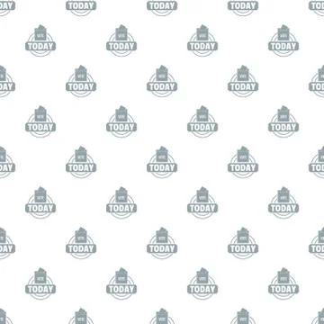Vote today pattern vector seamless Stock Illustration
