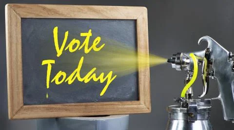 Vote Today. Foto stock