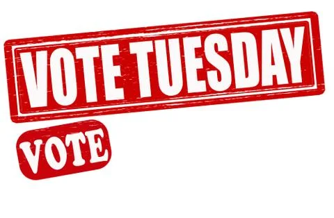 Vote Tuesday Stock Illustration