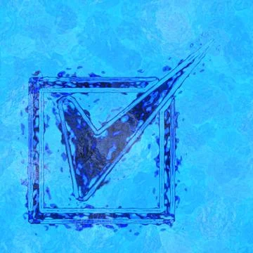 Vote for water Stock Illustration