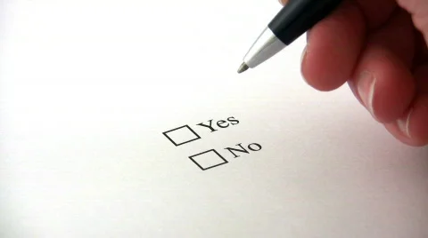 Vote Yes Stock Footage 74661