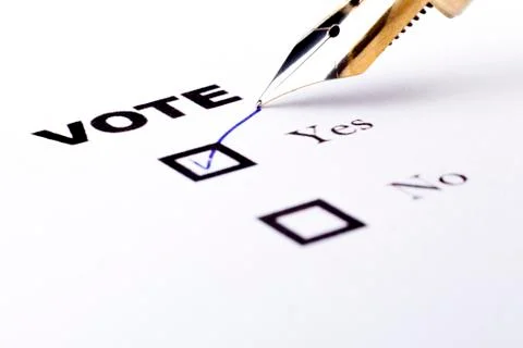 Vote yes Stock Photos