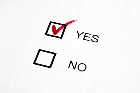 Vote Yes Stock Photos