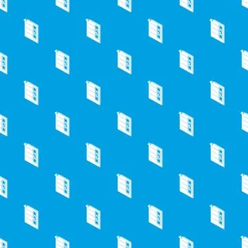 Voted paper pattern vector seamless blue Stock Illustration