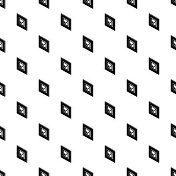 Voted sign pattern vector seamless Stock Illustration