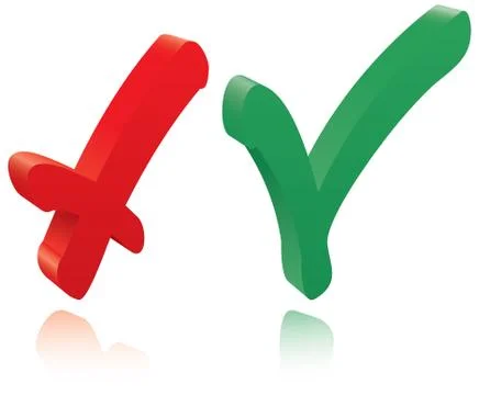 Votes symbols. Illustrazione stock