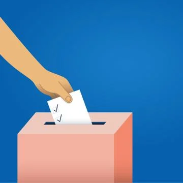Voting Background Illustrazione stock