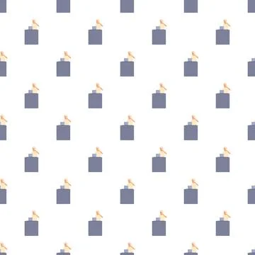 Voting ballot box pattern for elections and democracy Stock Illustration