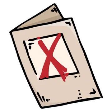 Voting ballot, form, questionnaire icon. Vector illustration of ballot paper. Stock Illustration