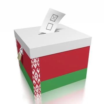 Voting in Belarus Stock Illustration