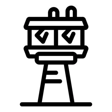 Voting booth being checked showing positive results on a podium Stock Illustration