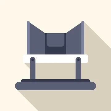 Voting booth providing privacy for voter to make decision in election Stock Illustration