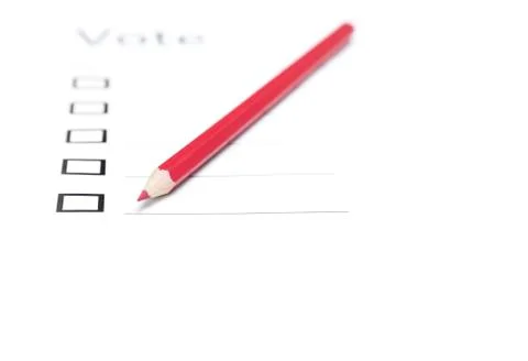 Voting bulletin Stock Photos