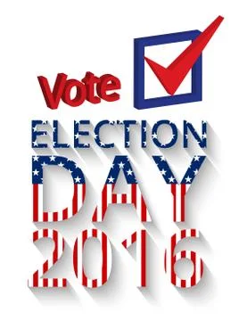 Voting concept letter 库存插图