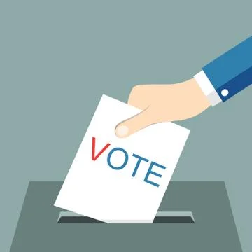 Voting concept picture Stock Illustration