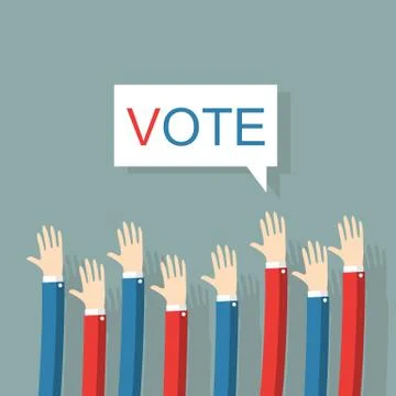 Voting concept picture Stock Illustration