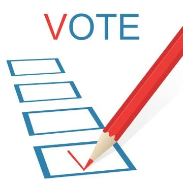 Voting concept picture Stock Illustration